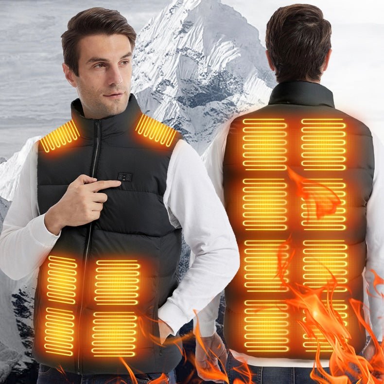 LITEGUEST Heated Vest with LED Light – Winter Outdoor Warming Vest – S Vest for Apparel (2 view)