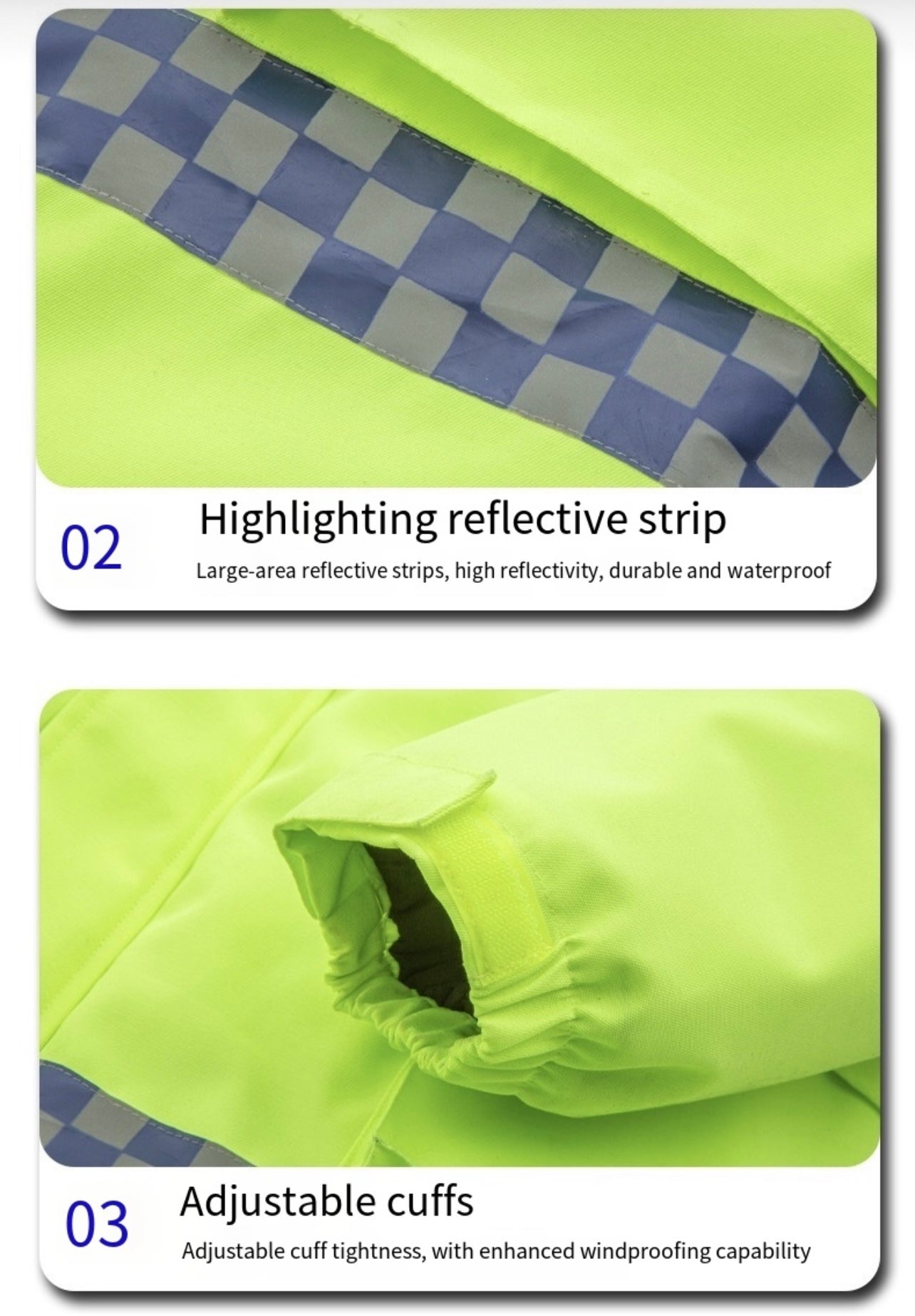 LITEGUEST Smart Heated Reflective Work Jacket for Outdoor Duty – Orange Jacket for Apparel (9 view)