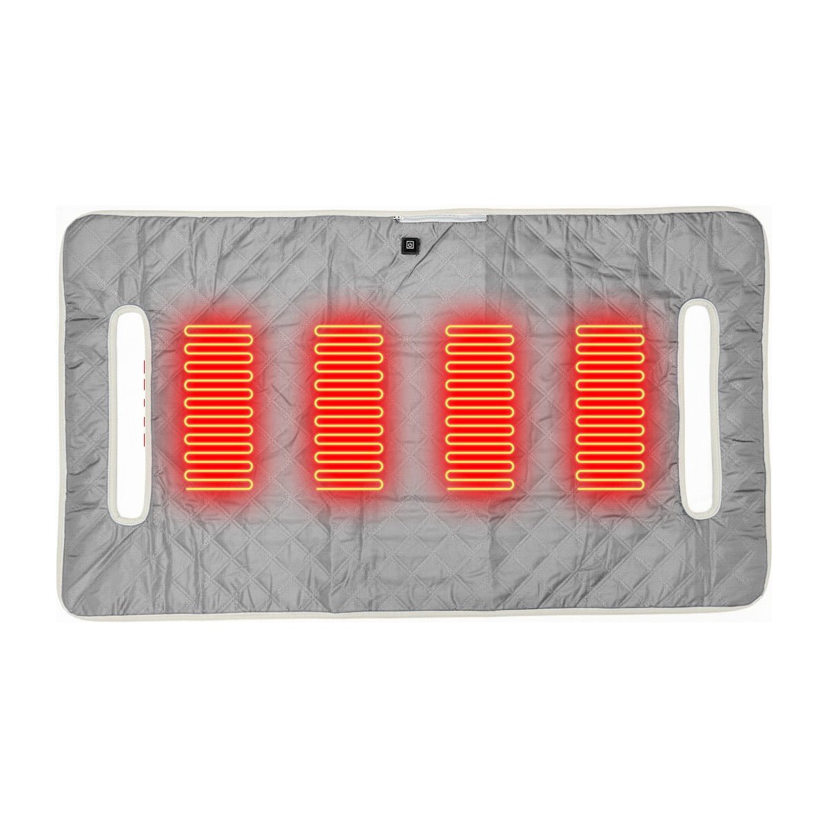 LITEGUEST USB Heated Golf Cart Seat Cushion Winter Warmth Essential – Gray Blanket for heated gear (3 view)