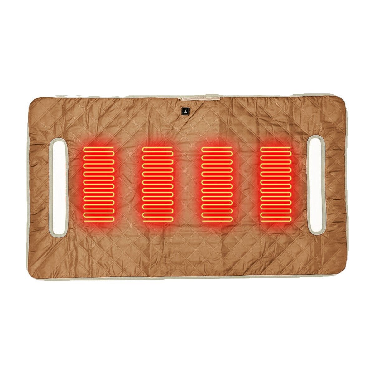 LITEGUEST USB Heated Golf Cart Seat Cushion Winter Warmth Essential – Brown Blanket for heated gear (4 view)