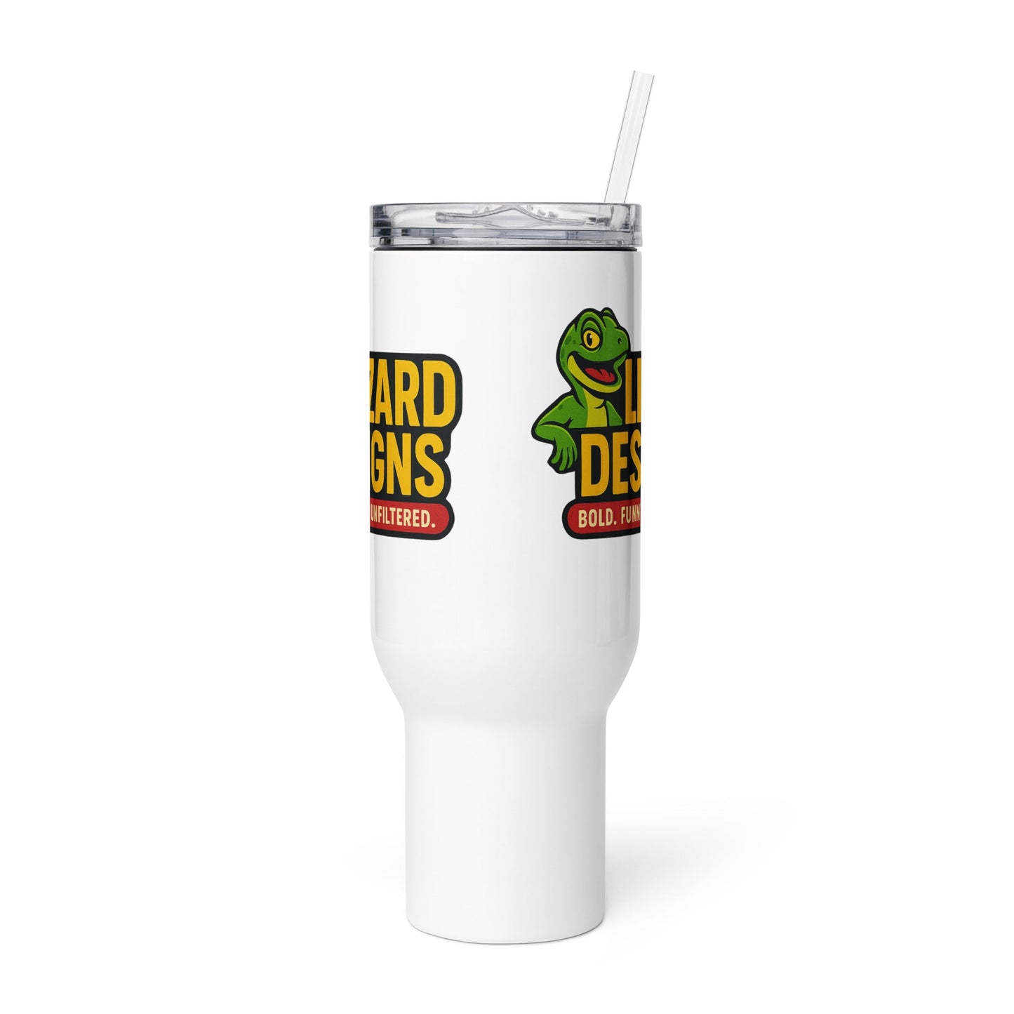 Lizard Designs Travel mug with a handle I RM Outpost – 40 oz Mug for Custom Mugs (4 view)