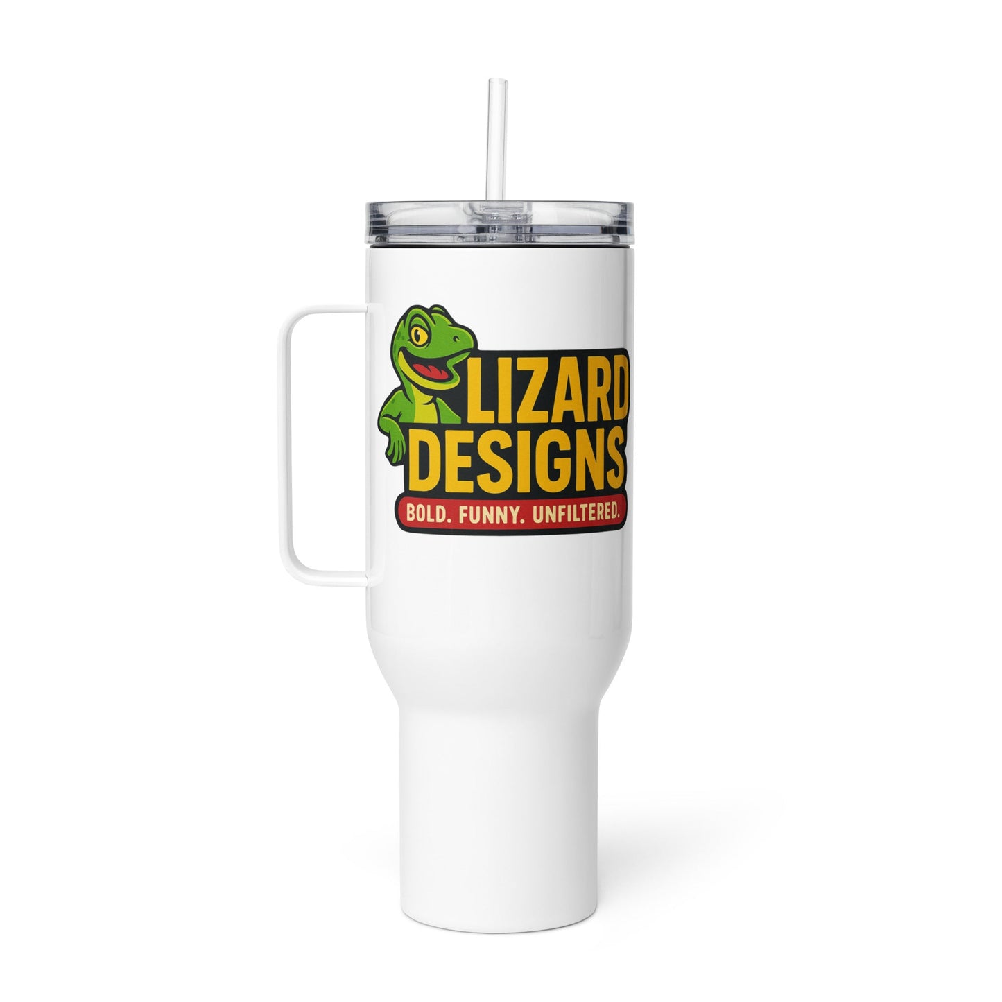 Lizard Designs Travel mug with a handle I RM Outpost – 40 oz Mug for Custom Mugs (6 view)