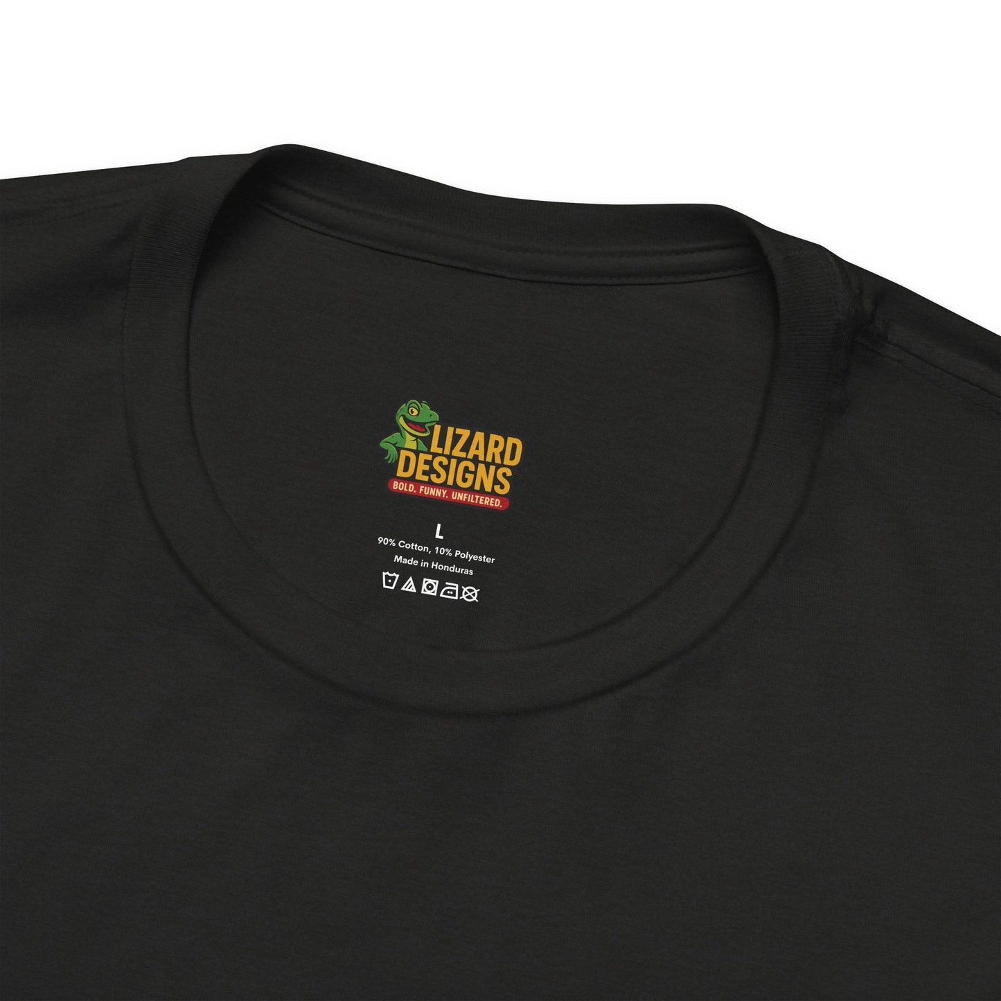 Lizard Trucking Tee – Always On Time | Funny Trucker Shirt – Oxblood Black T-Shirt by Printify