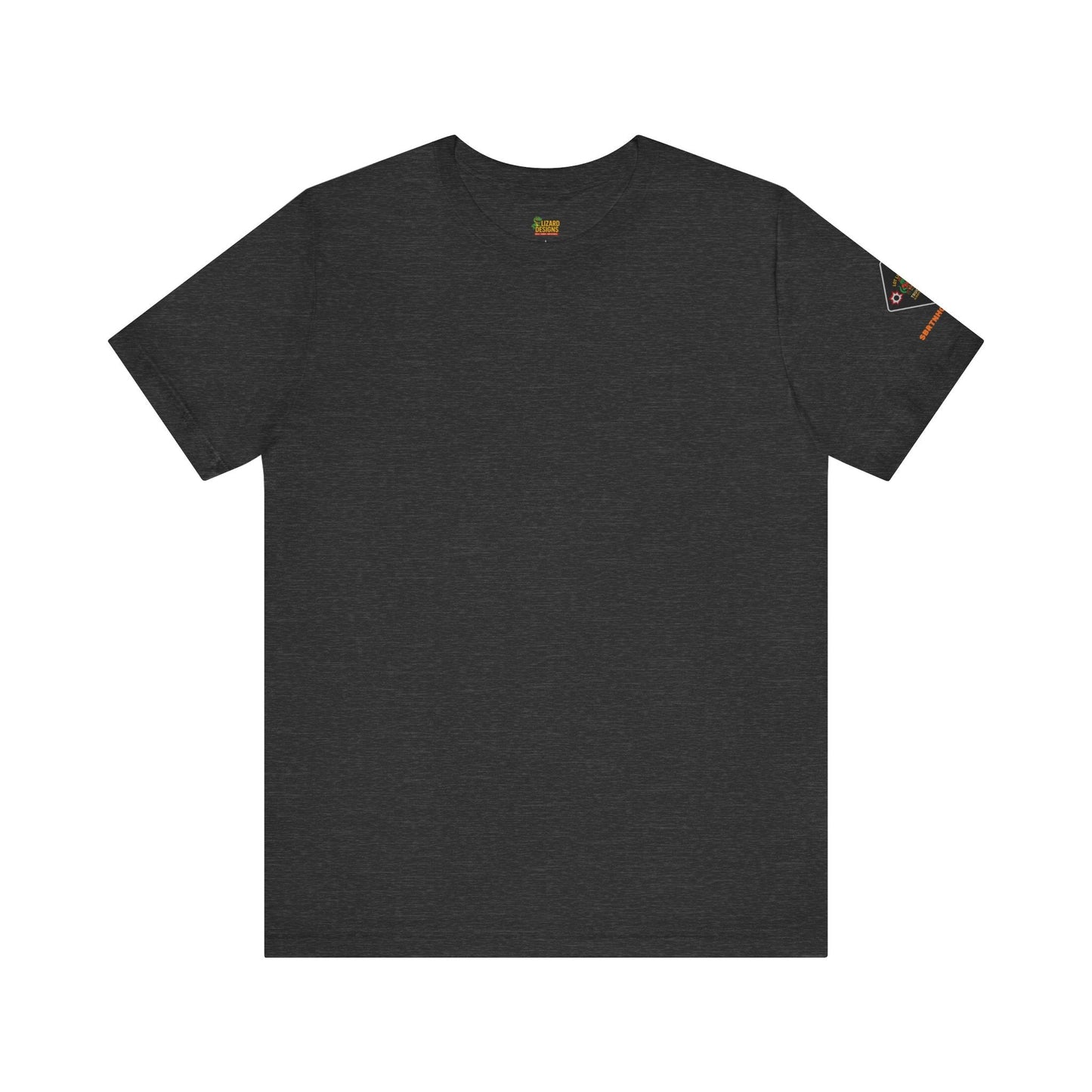 Lizard Trucking Tee – Always On Time | Funny Trucker Shirt – Dark Grey Heather T-Shirt for Casual Everyday Wear (14 view)