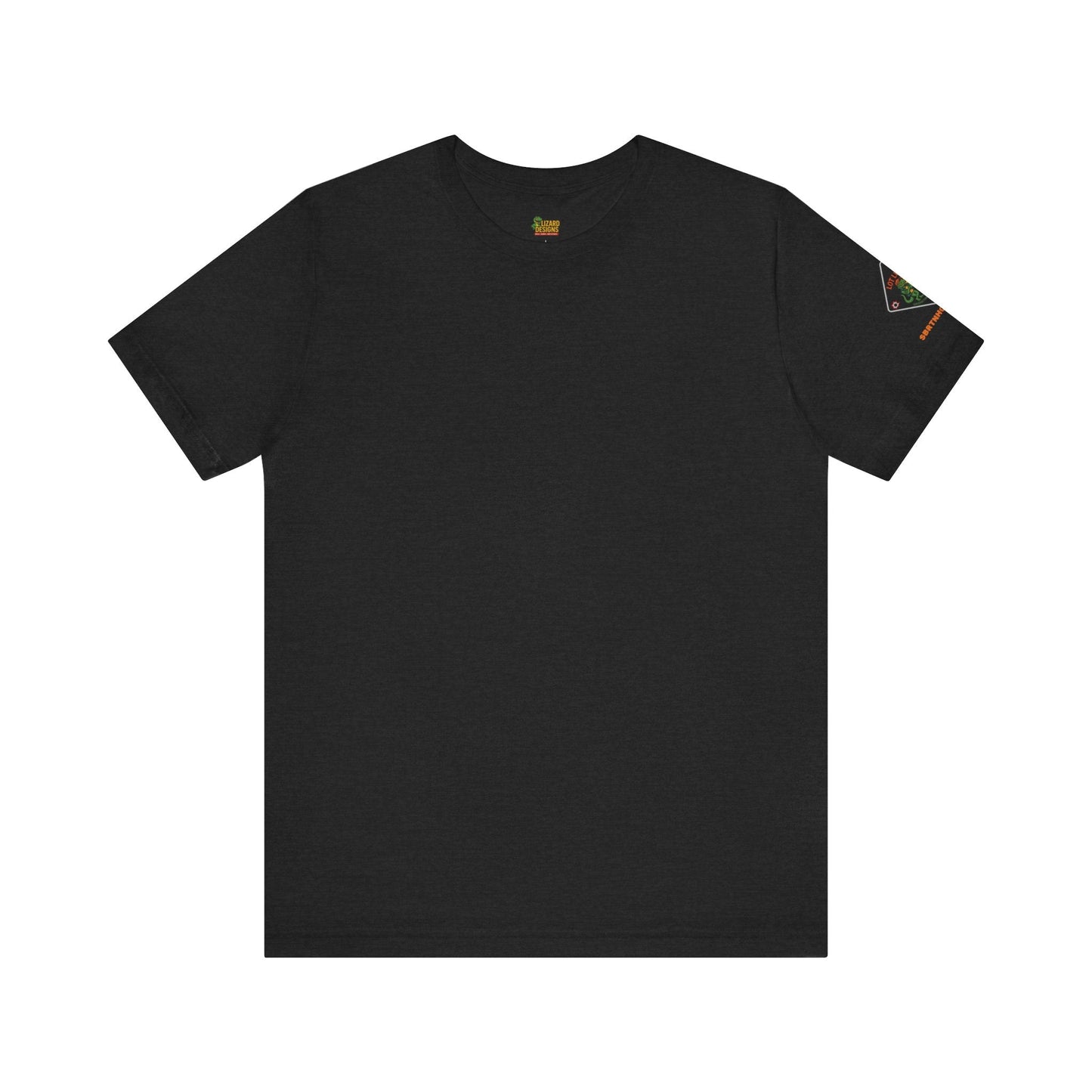 Lot Lizard Trucking Tee – Satisfaction Guaranteed | Funny Trucker Shirt – Solid Black Blend T-Shirt by Printify