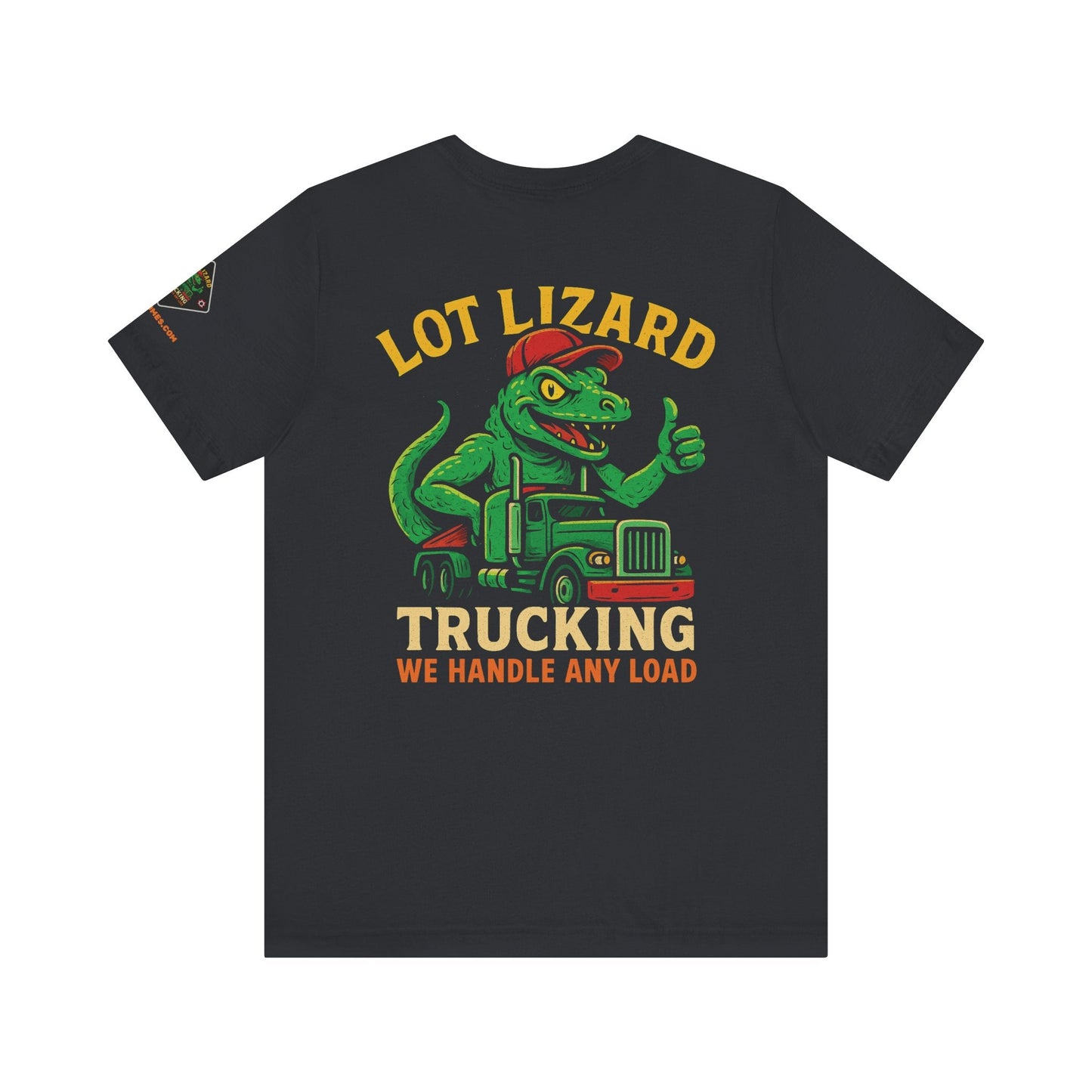 Lot Lizard Trucking Tee – We Handle Any Load with Style | Funny Trucker Shirt – Cardinal T-Shirt for Best Sellers (9 view)