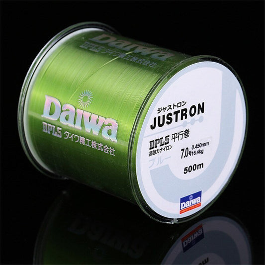 Nylon Fishing Line 500M – Japanese Monofilament Fluorocarbon Coated, 2–35LB | Fishing Line – Green Fishing Gear for 12LB (1 view)
