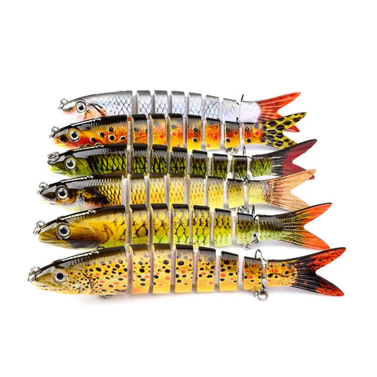 Pike Multi - Jointed Swimbait – 5.23", 67oz | Fishing Lures – 2PCS L Fishing Gear for 13.3cm (3 view)
