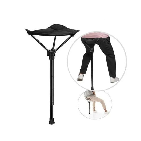 Portable Tripod Stool – Lightweight Folding Fishing & Camping Chair | 330lb Capacity Travel Seat with Carry Bag – Fishing Gear by SbrTnHomes