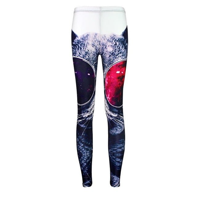 Printed fitness leggings ladies – 10 Pants for pants (3 view)