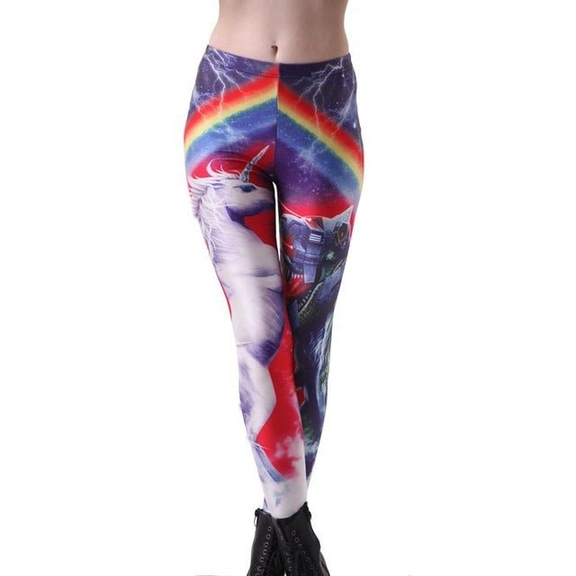 Printed fitness leggings ladies – 4 Pants by SbrTnHomes