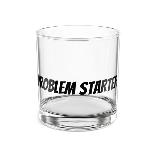 Problem Stater Rocks Glass (10oz) – Gift for Fixers & Whiskey Fans | Barware – 10oz Barware for barware (2 view)