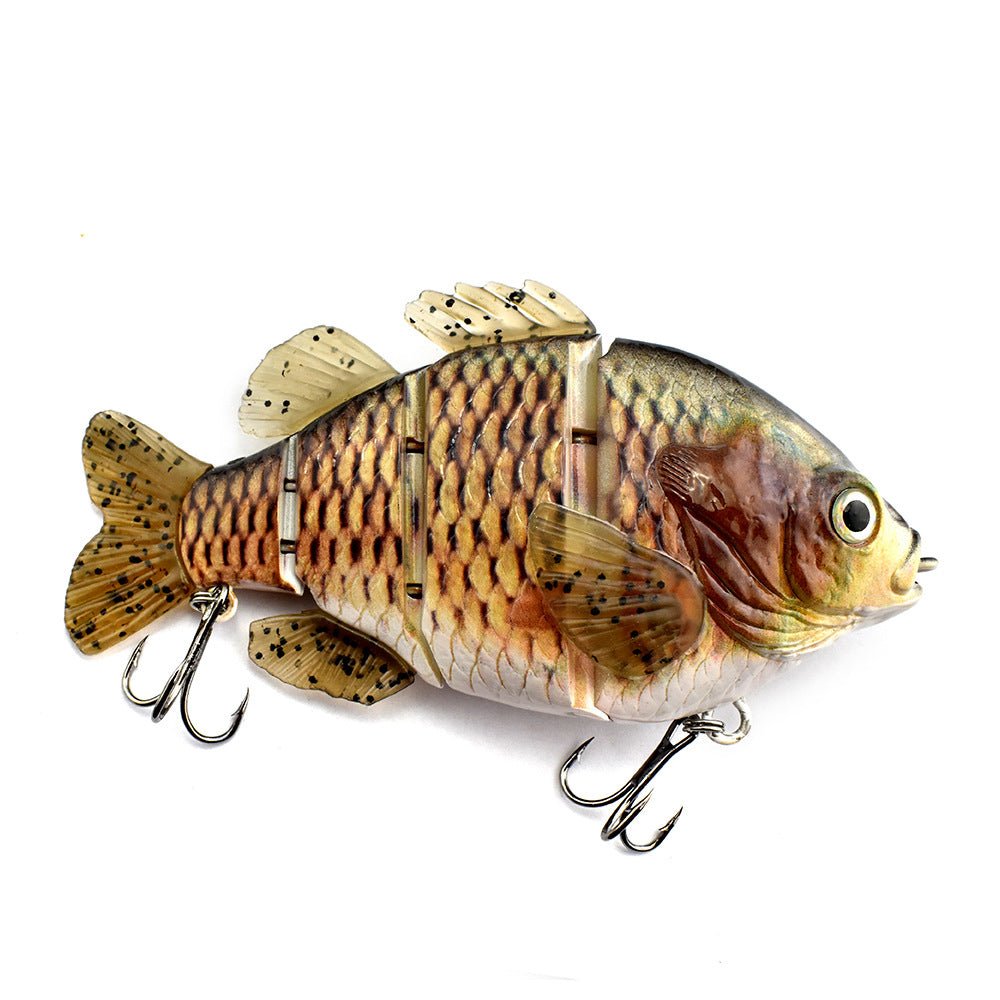 PVC Soft Tail Multi - Section Fishing Lure – 130mm Tilapia Bait with Realistic Swim Action | Freshwater Lures – 913 One Fishing Gear for Artificial Fishing Bait (6 view)