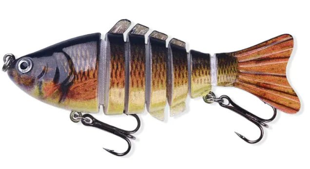 10cm Multi Section Fish Lure – Realistic Hard Bait for – Color(15 Colors) Fishing Gear by SbrTnHomes