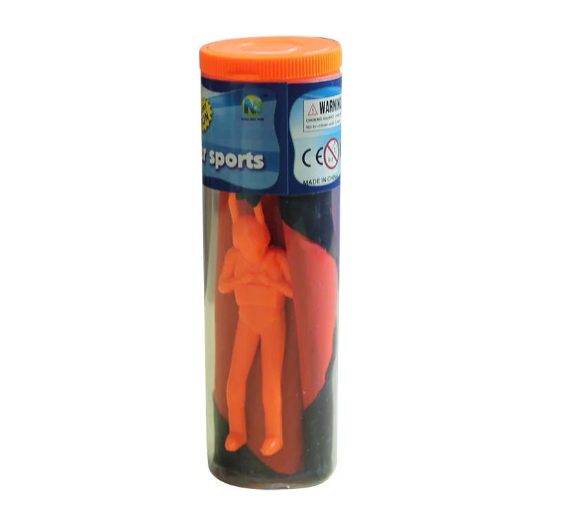 Parachute Toy for Kids – Hand Powered Outdoor Soldier Play | – Orange 2pcs Toys for Active Play (11 view)