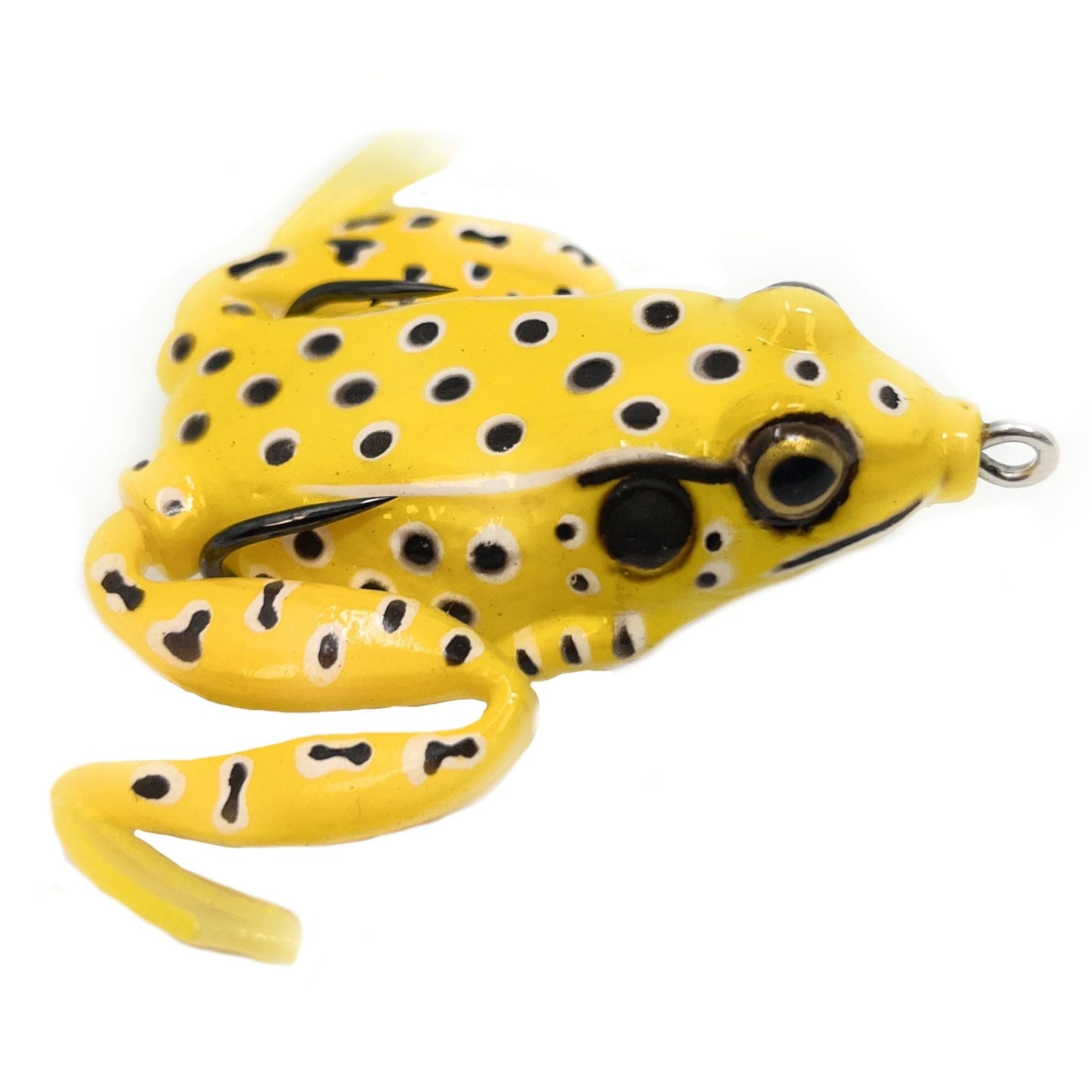 Reaction Tackle 2.25" Hollow Body Frogs with Swimming Legs (2 - Pack) – Cheetah Frog 04 for fishing (13 view)