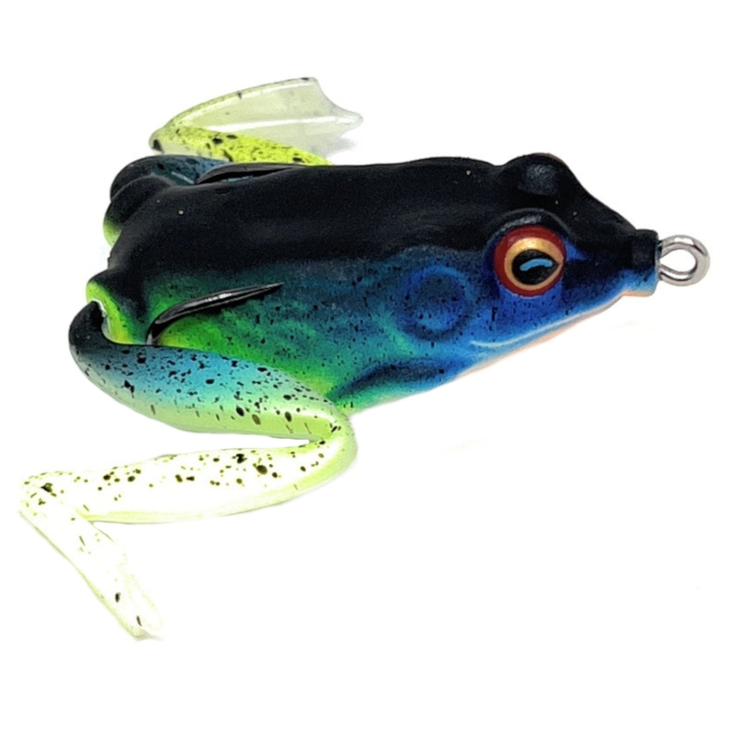 Reaction Tackle 2.25" Hollow Body Frogs with Swimming Legs (2 - Pack) – Blue Moon Frog 31 for fishing (9 view)