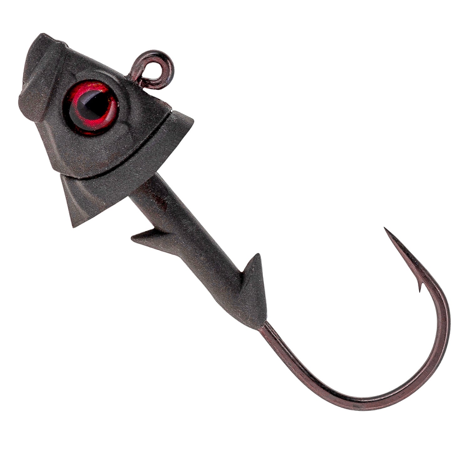 Reaction Tackle 97% Pure Tungsten Swimbait Jig with Realistic Fish Head - 5 - PACK - New – 1/4 oz (3/0 Hook) for fishing (11 view)