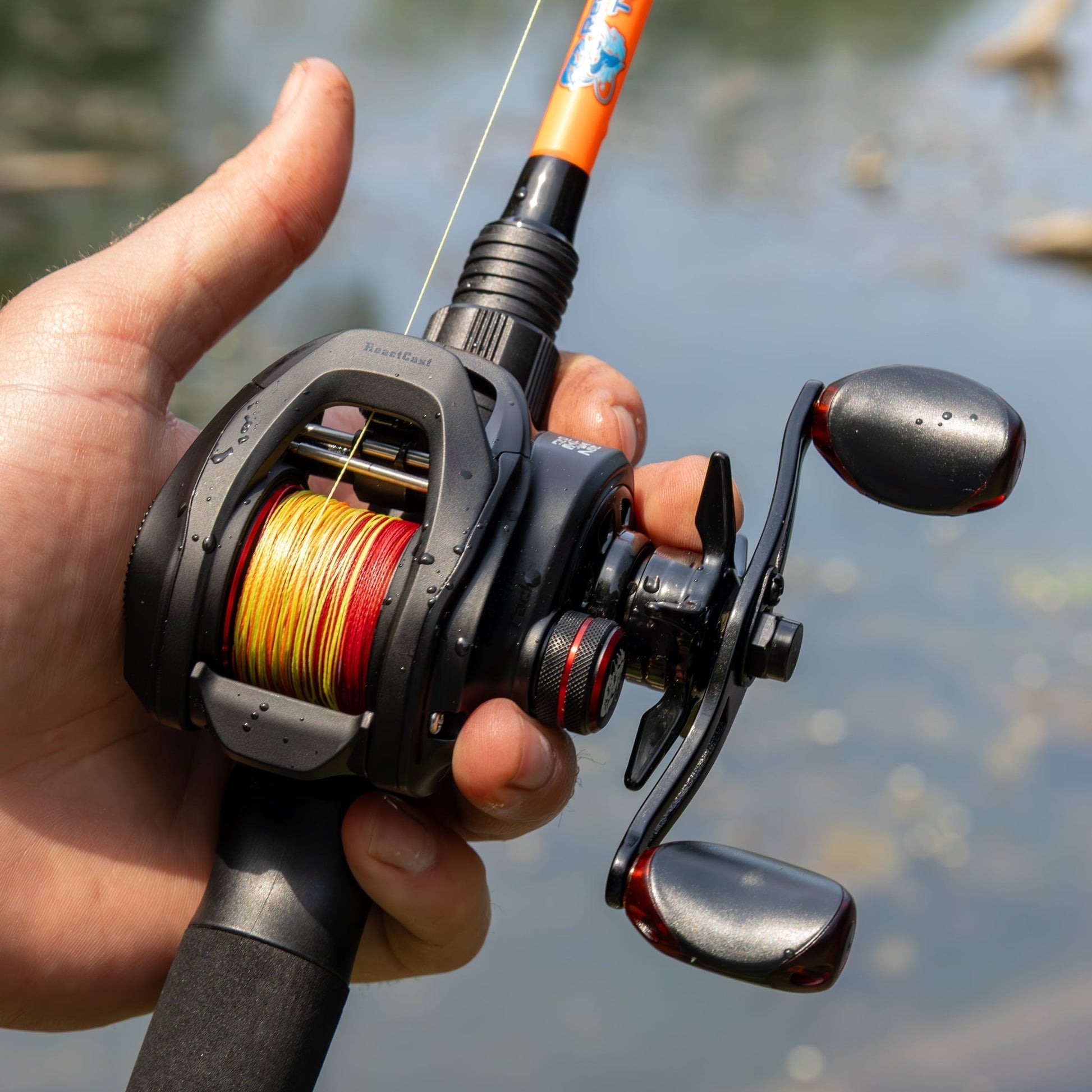Reaction Tackle Baitcasting Fishing Reel – ReactCast Edition - High - Speed 7.3:1 Gear Ratio - NEW – Right Handed for fishing (9 view)