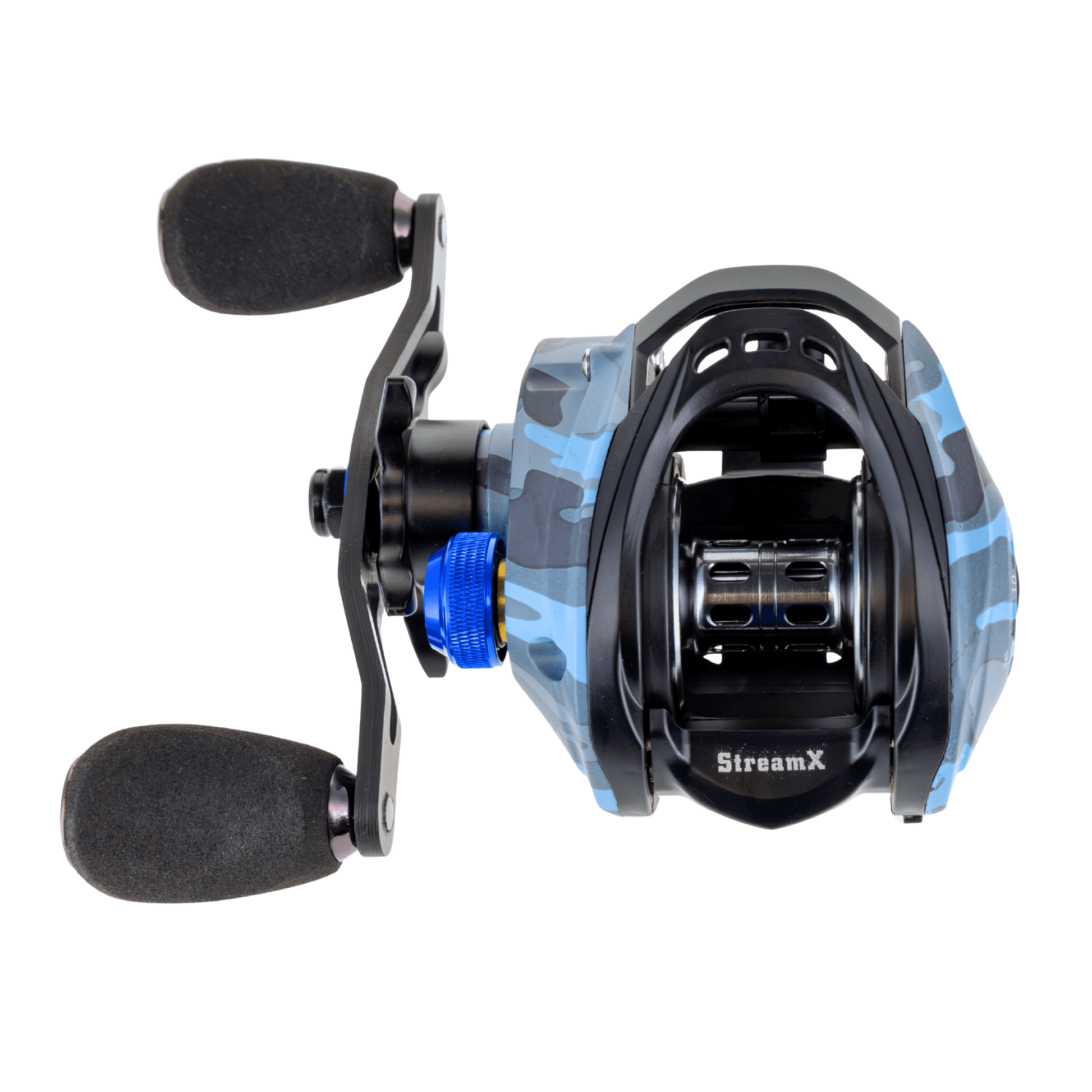 Reaction Tackle Baitcasting Fishing Reel - StreamX Edition - 7.5:1 gear ratio - NEW – Right Handed for Baitcasting Reel (13 view)