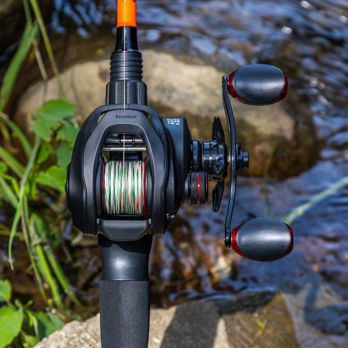 Reaction Tackle Braided Fishing Line - Mexico Camo - NEW – 6lb Braided Fishing Line for fishing (5 view)