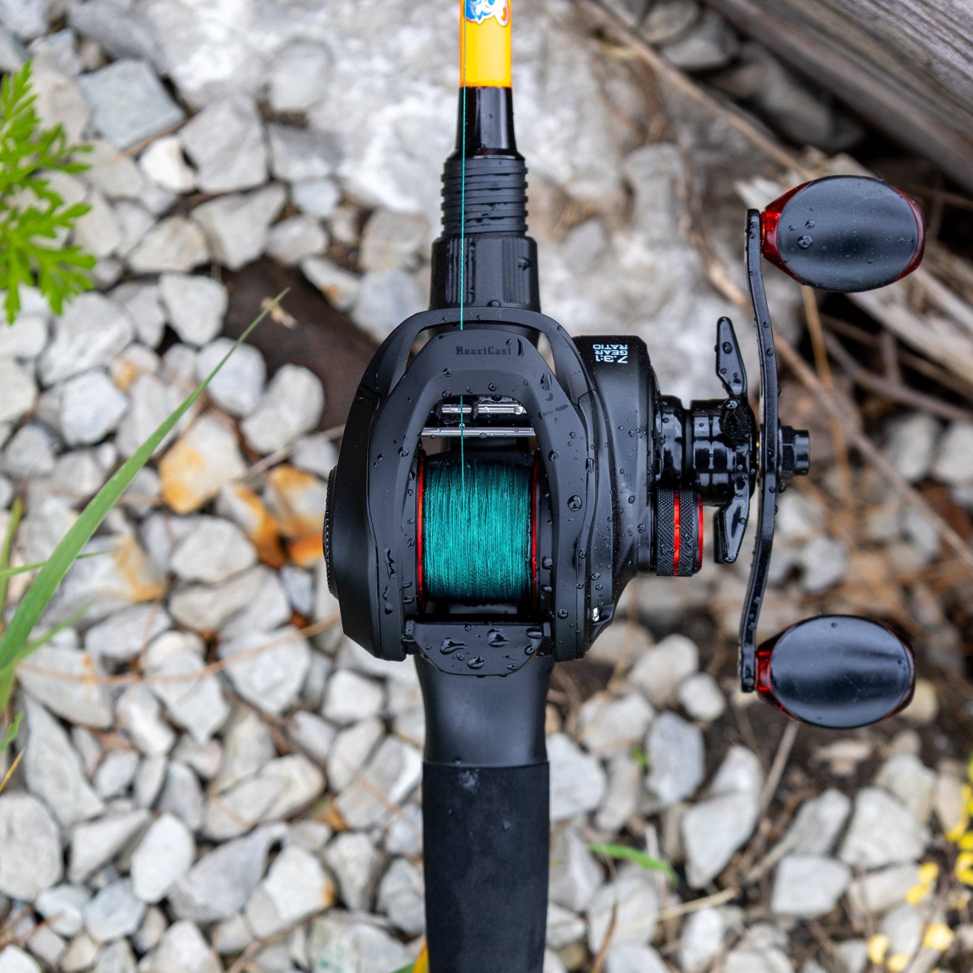 Reaction Tackle Braided Fishing Line - NO FADE Moss Green - NEW – 6lb Braided Fishing Line for fishing (7 view)