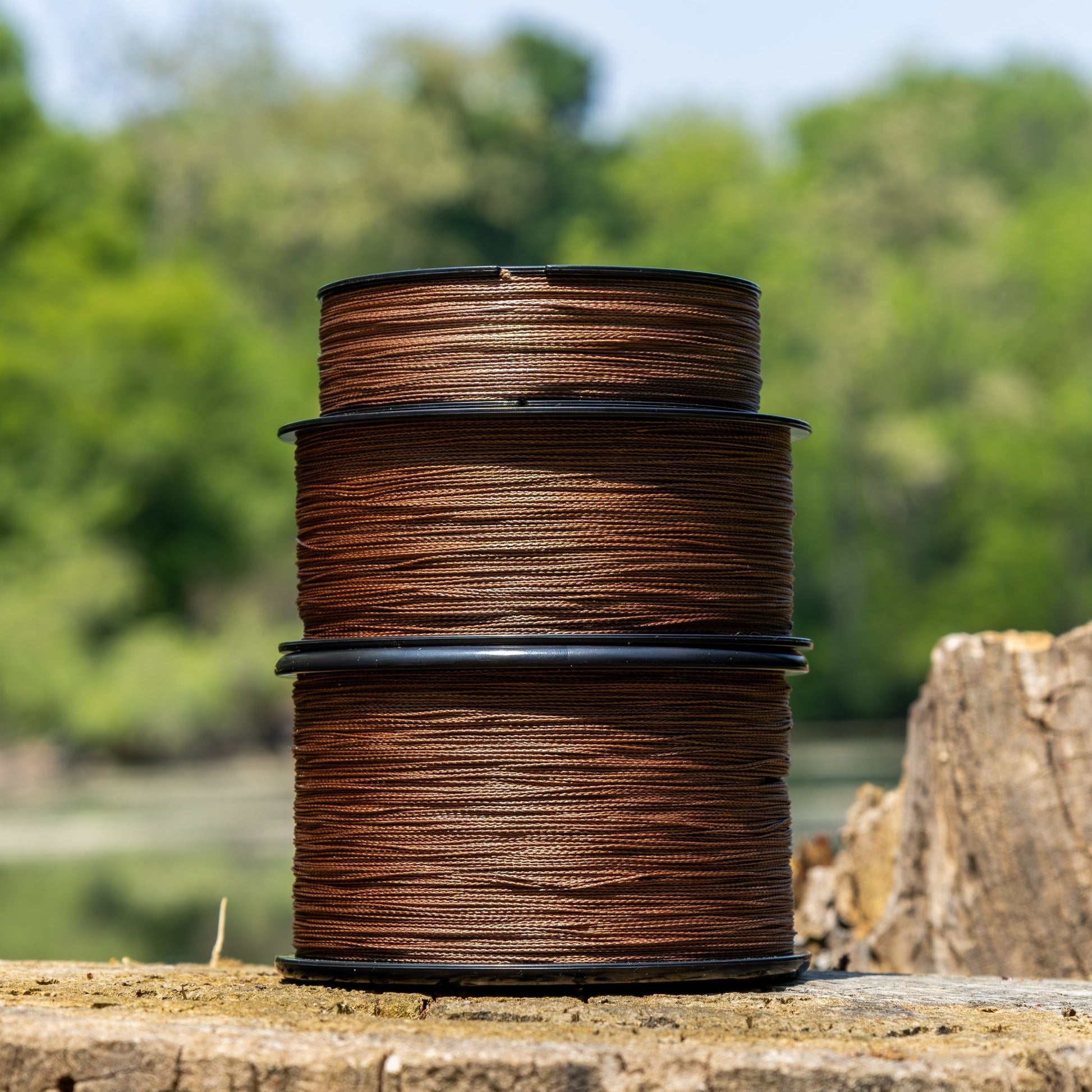 Reaction Tackle Braided Fishing Line - Timber Brown - NEW – 6lb Braided Fishing Line for fishing (7 view)