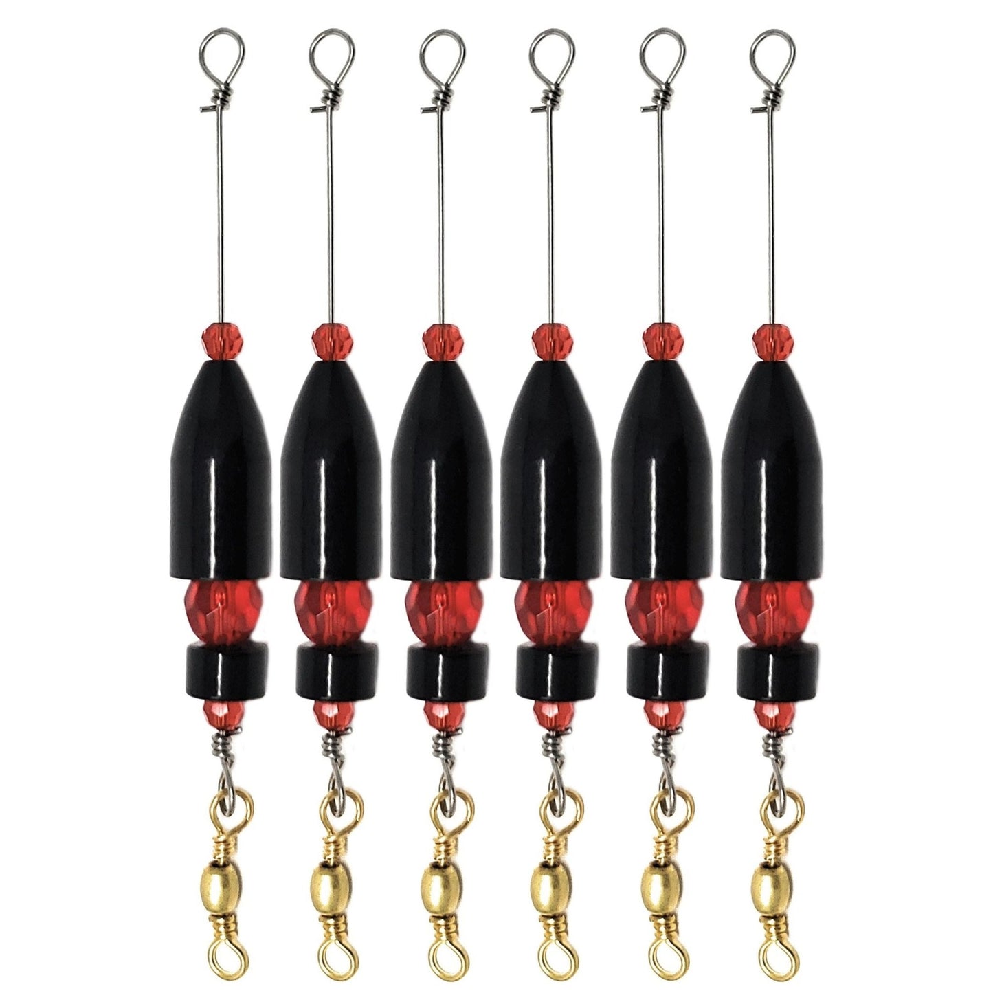 Reaction Tackle Carolina Ready Rigs 6 Pieces - Pre Rigged – Black for fishing (4 view)