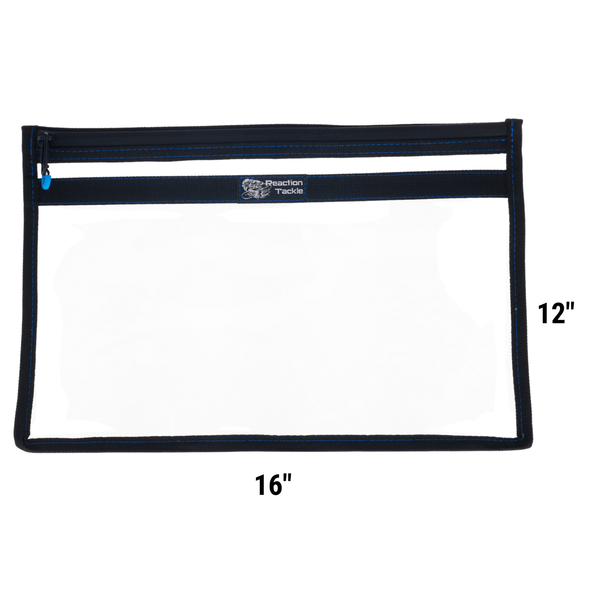 Reaction Tackle Clear Storage Bag Tackle Pak - Water - Resistant Plastic Storage - New – Small - 2pk for fishing (20 view)