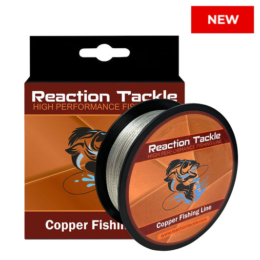 Reaction Tackle Copper Fishing Line - Trolling Wire - Tin Coated - New – 20LB for fishing (1 view)
