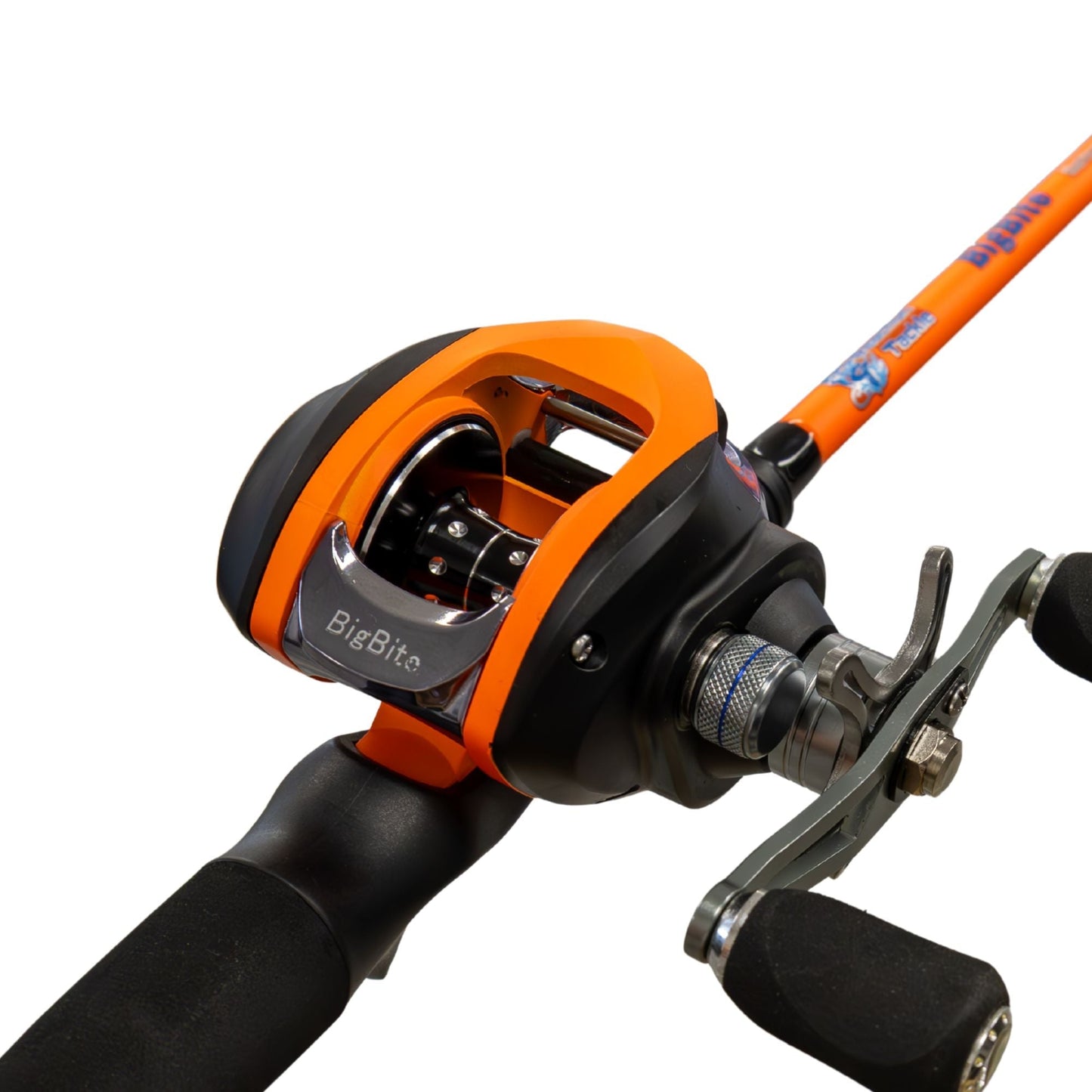 Reaction Tackle Fishing Rod and Baitcasting Reel Combo - Big Bite - NEW – BigBite - Medium/Heavy Action - Baitcasting for Combos (5 view)