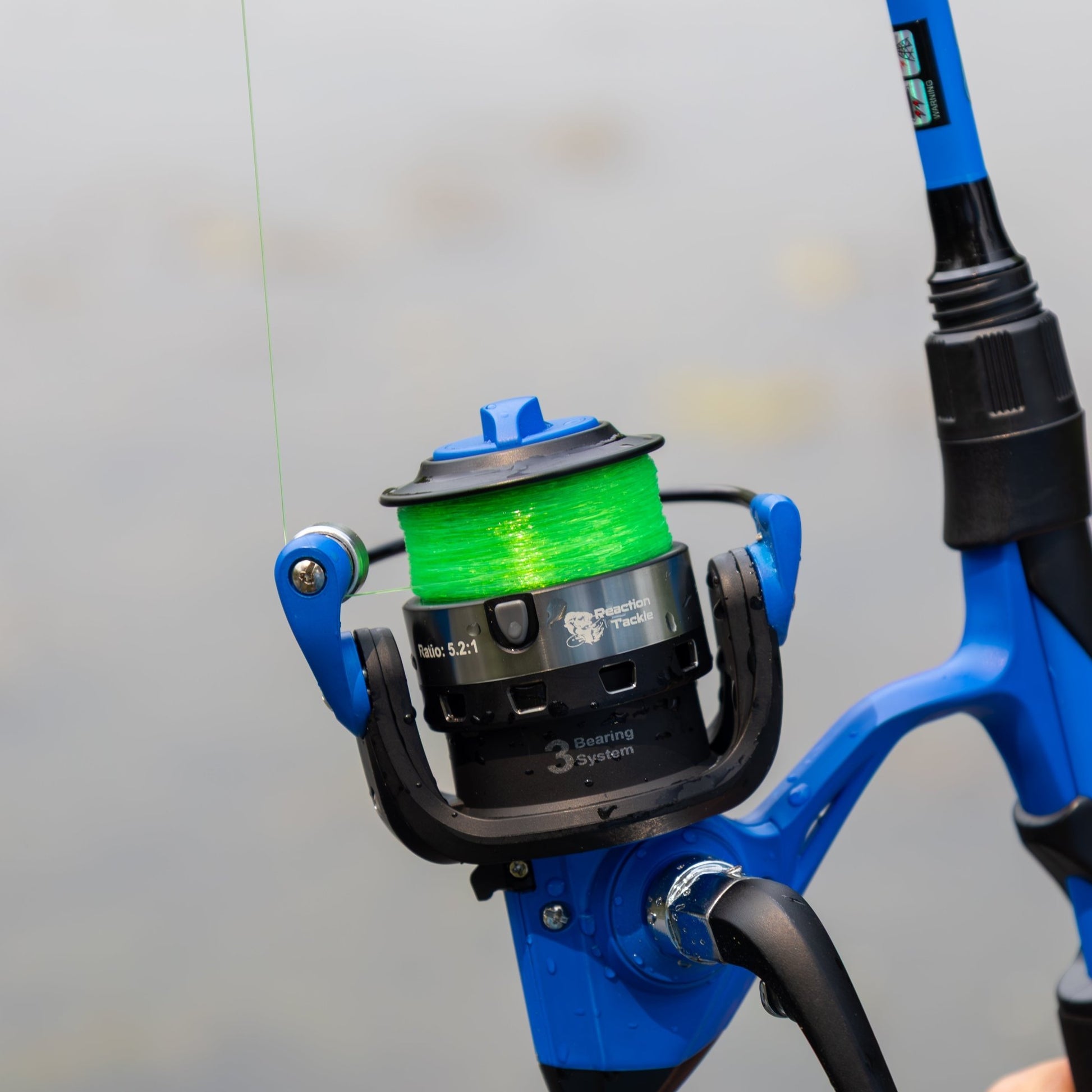 Reaction Tackle Fishing Rod and Spinning Reel Combo – Predator Pro - NEW – PredatorPro - Medium Action - Spinning for Combos (4 view)