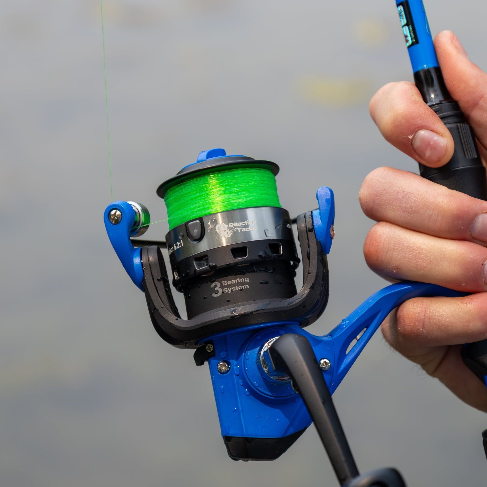 Reaction Tackle Fishing Rod and Spinning Reel Combo – Predator Pro - NEW – PredatorPro - Medium Action - Spinning for Combos (6 view)