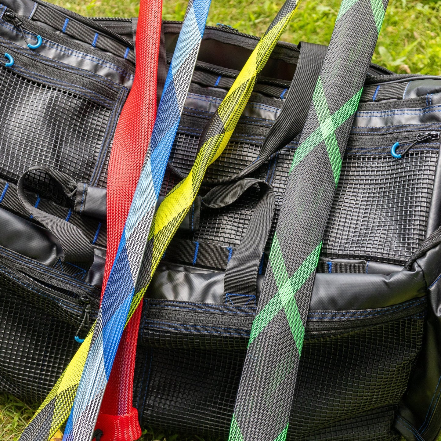 Reaction Tackle Fishing Rod Cover / Rod Sleeve / Rod Sock (2 - Pack) – Black Rod Socks for fishing (4 view)