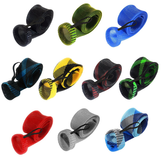 Reaction Tackle Fishing Rod Cover / Rod Sleeve / Rod Sock (2 - Pack) – Black Rod Socks for fishing (1 view)