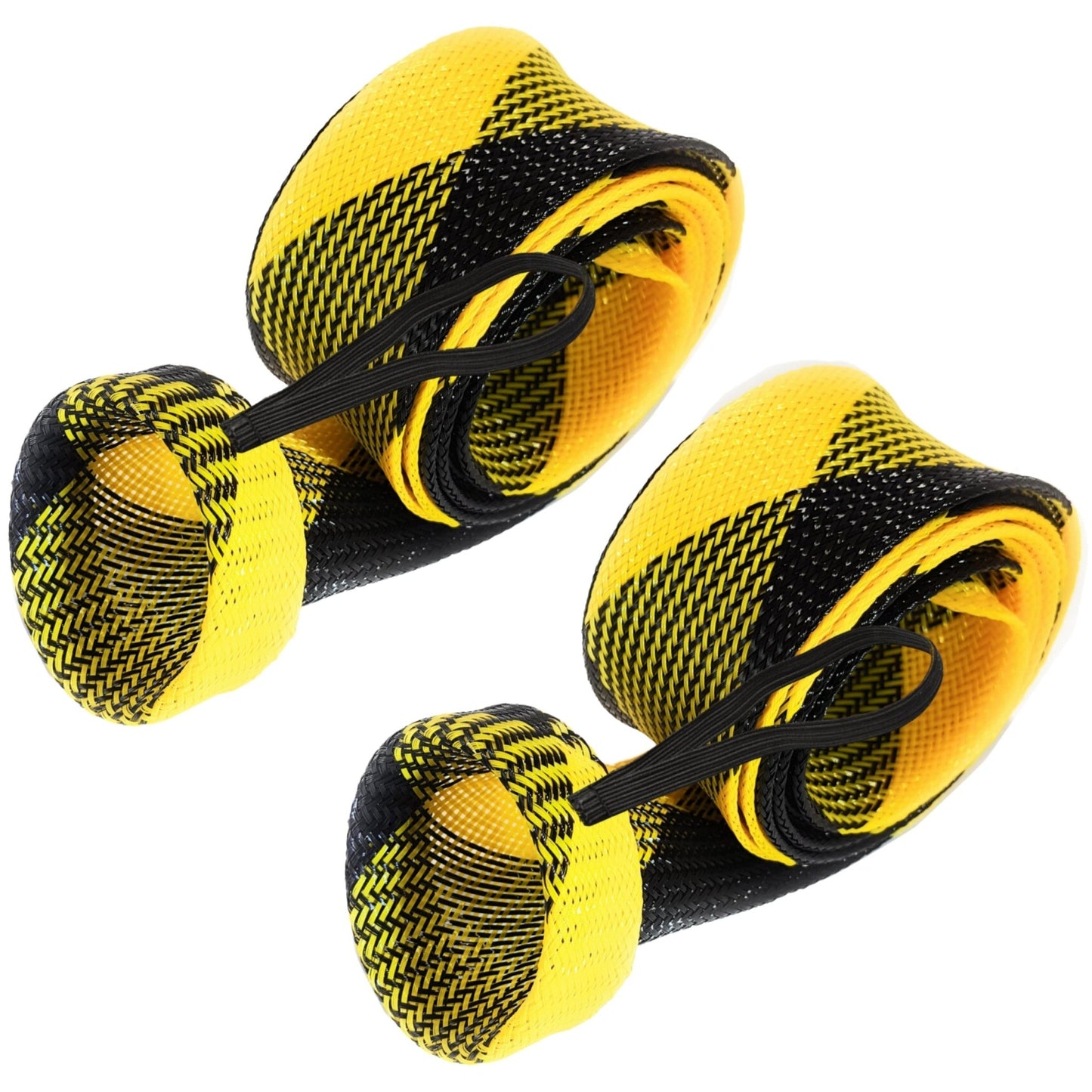 Reaction Tackle Fishing Rod Cover / Rod Sleeve / Rod Sock (2 - Pack) – Yellow/Black Rod Socks for fishing (20 view)