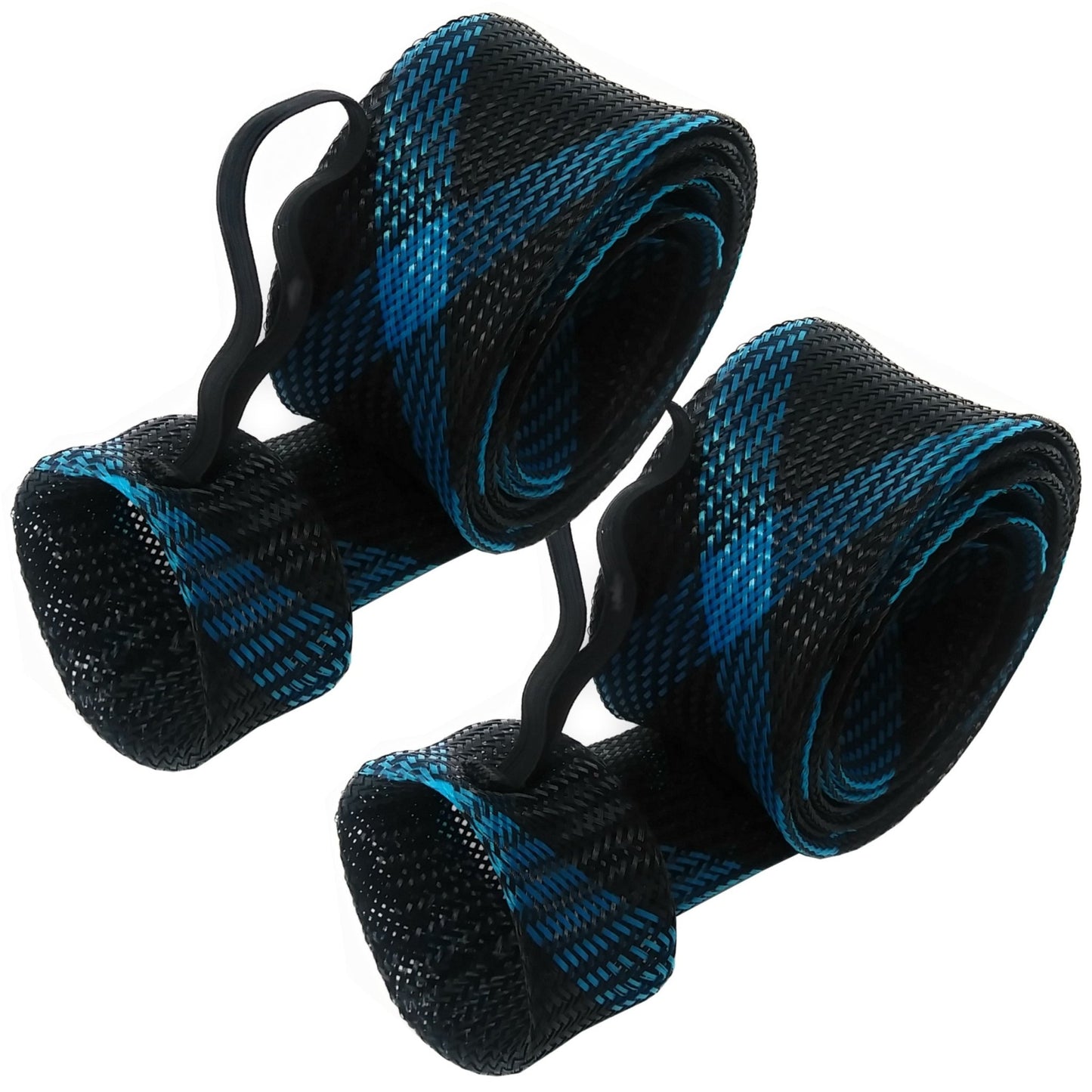 Reaction Tackle Fishing Rod Cover / Rod Sleeve / Rod Sock (2 - Pack) – Black/Blue Rod Socks for fishing (12 view)