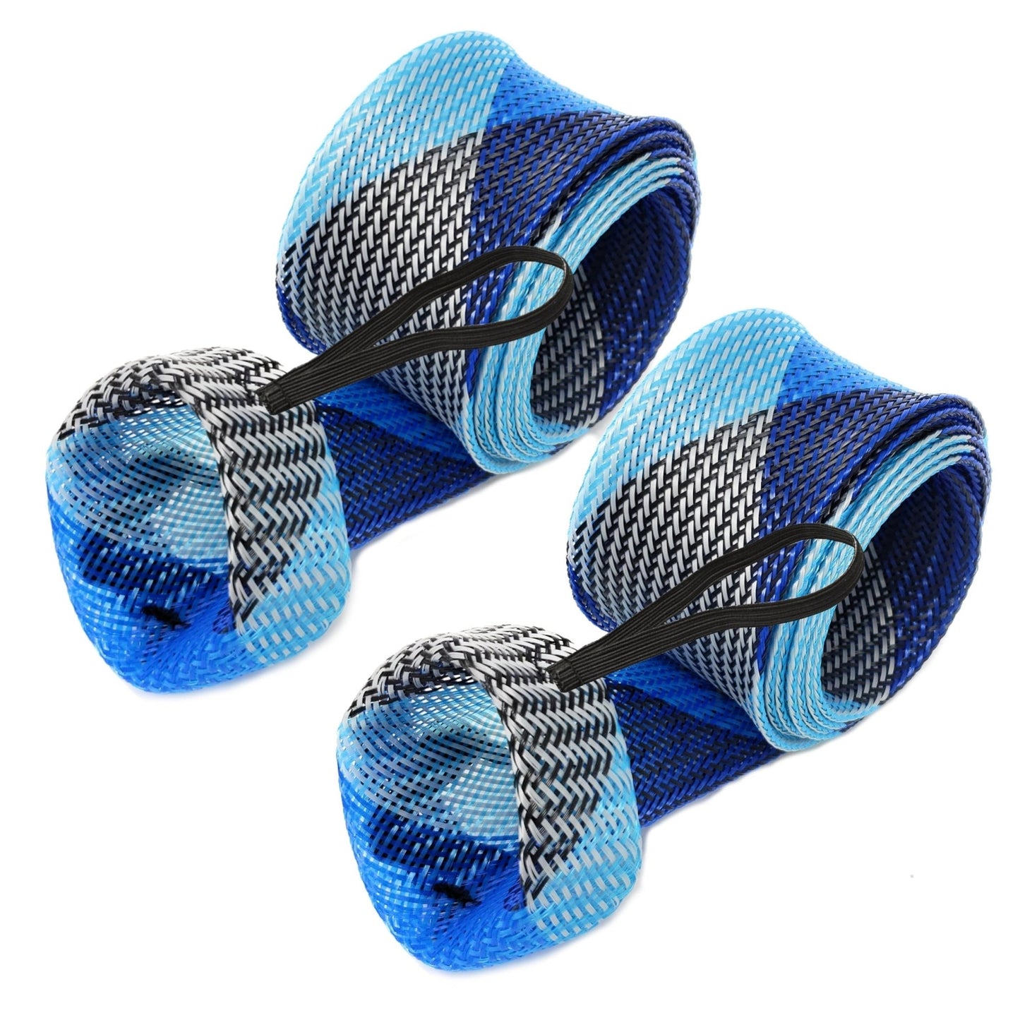Reaction Tackle Fishing Rod Cover / Rod Sleeve / Rod Sock (2 - Pack) – Blue/Gray Rod Socks for fishing (16 view)