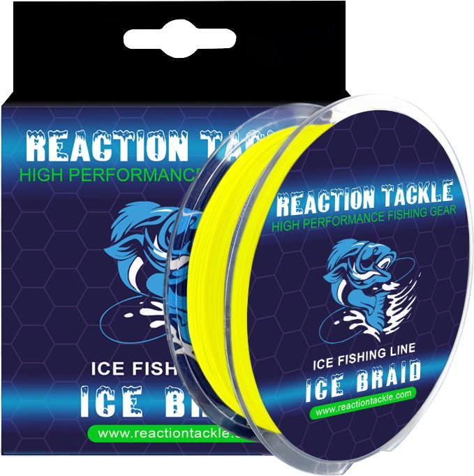 Reaction Tackle Ice Fishing Braided line - 8 Strand – 4lb Braided Fishing Line for fishing (17 view)