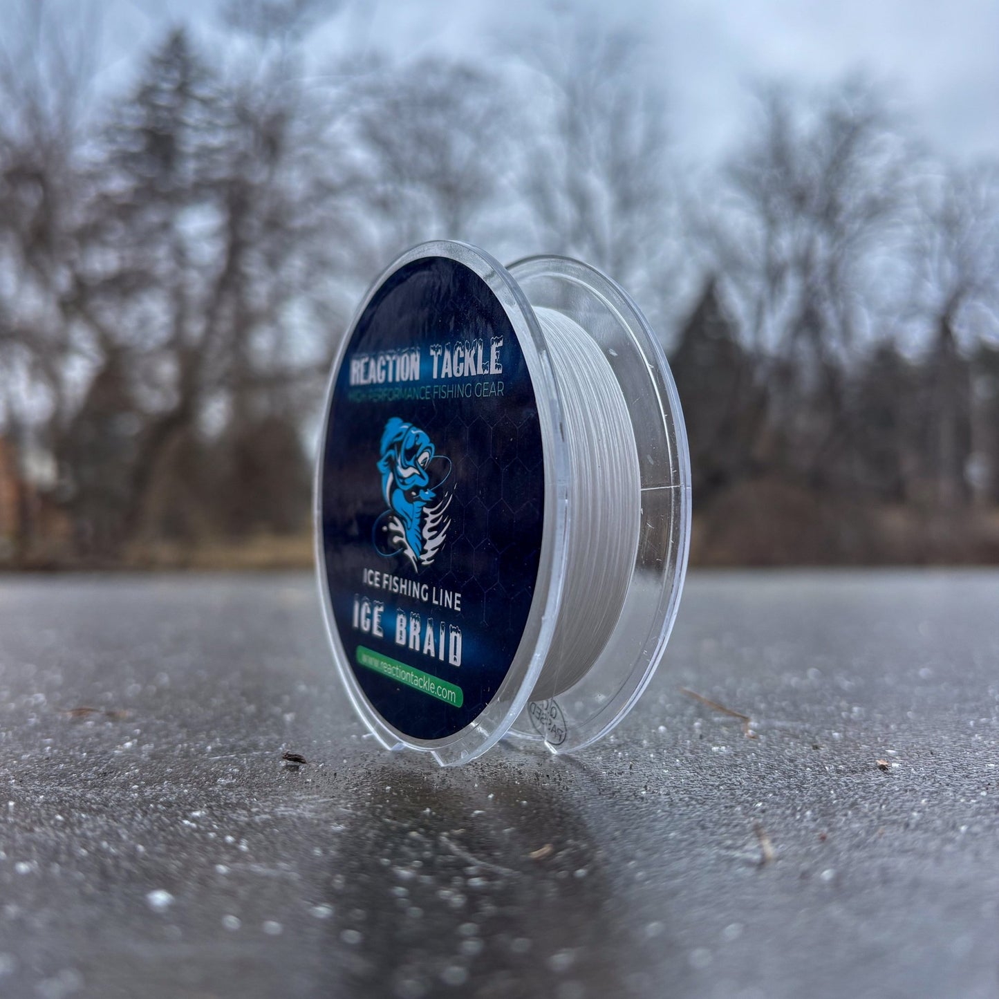 Reaction Tackle Ice Fishing Braided line - 8 Strand – 4lb Braided Fishing Line for fishing (4 view)