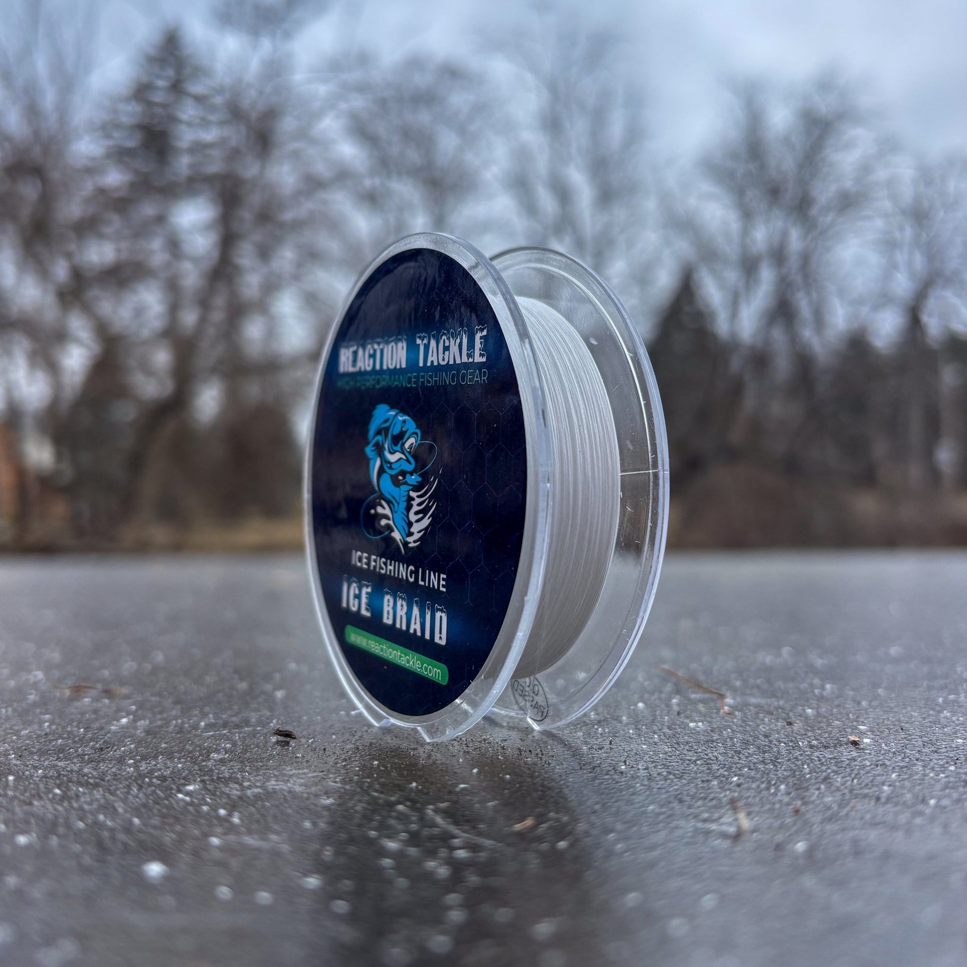Reaction Tackle Ice Fishing Braided line - 8 Strand – 4lb Braided Fishing Line for fishing (4 view)