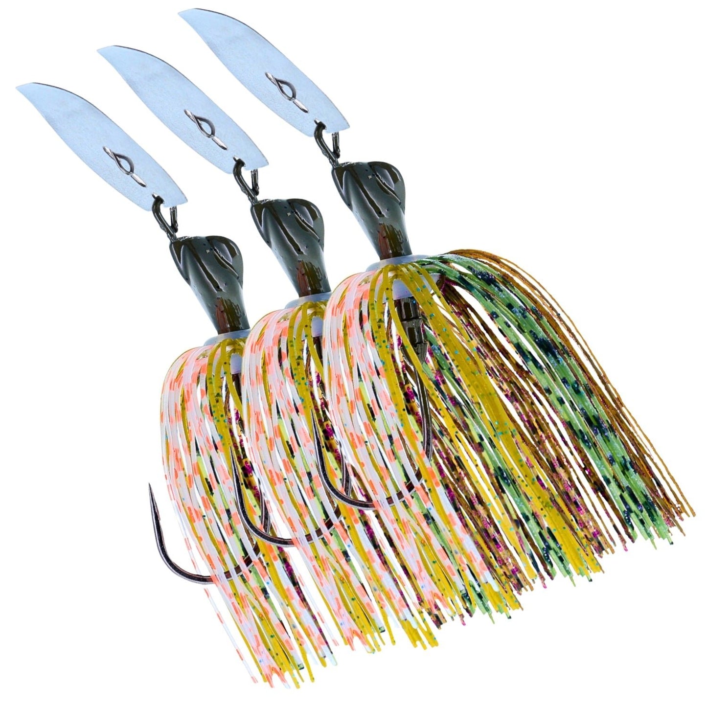 Reaction Tackle Lead Breaker Jigs - 3 - Pack; Durable Fishing Jigs for Freshwater & Saltwater - New – 1/4 oz for fishing (3 view)