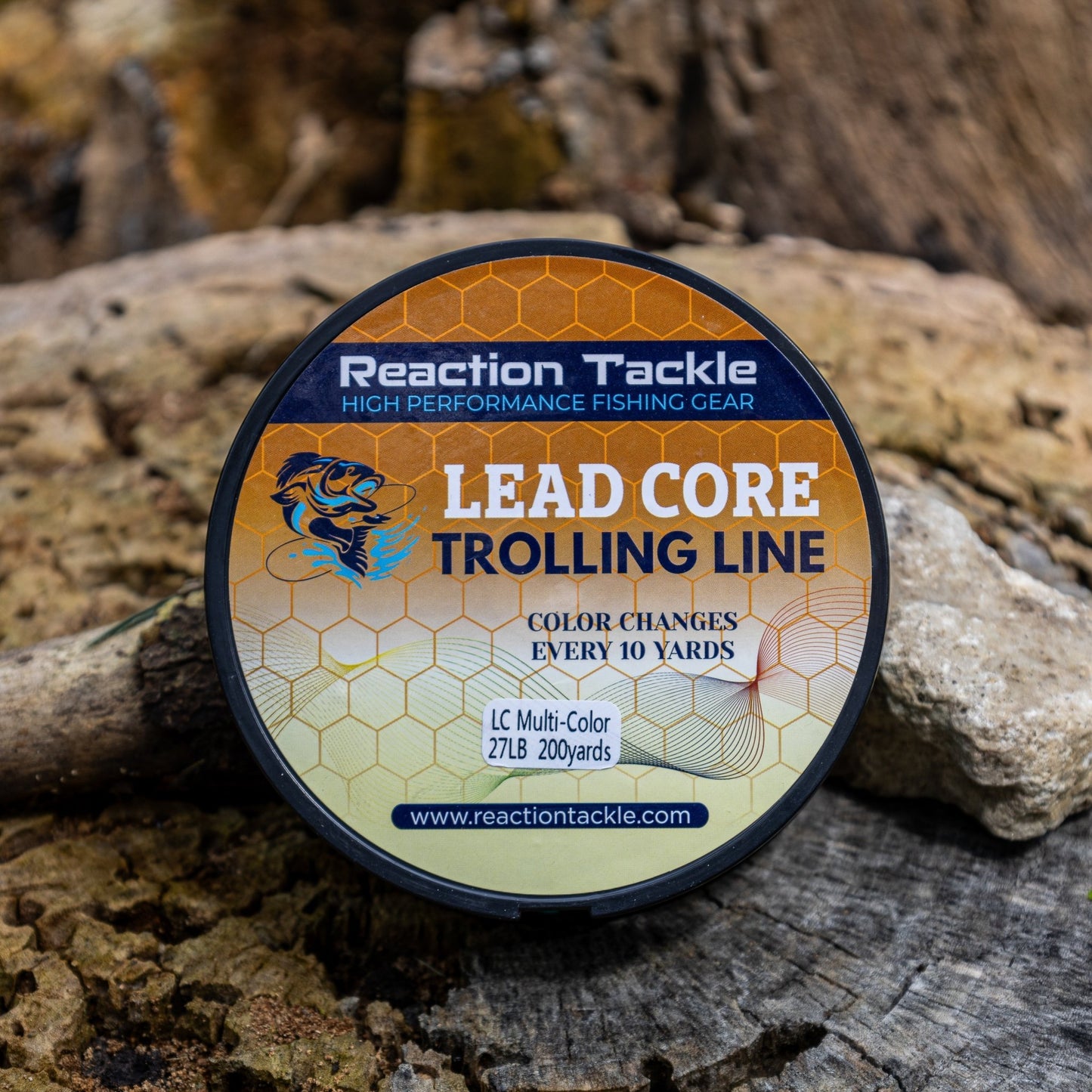 Reaction Tackle Lead Core Metered Trolling Braided Line – 12lb Braided Fishing Line for fishing (8 view)