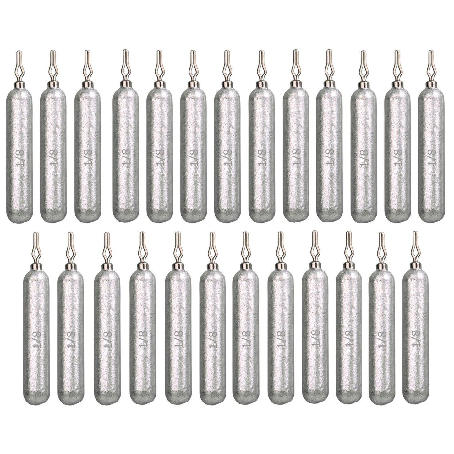 Reaction Tackle Lead Drop Shot Weights - Bulk Packs or Kits – 1/8 oz (25 - pack) lead drop shot weights for fishing (3 view)