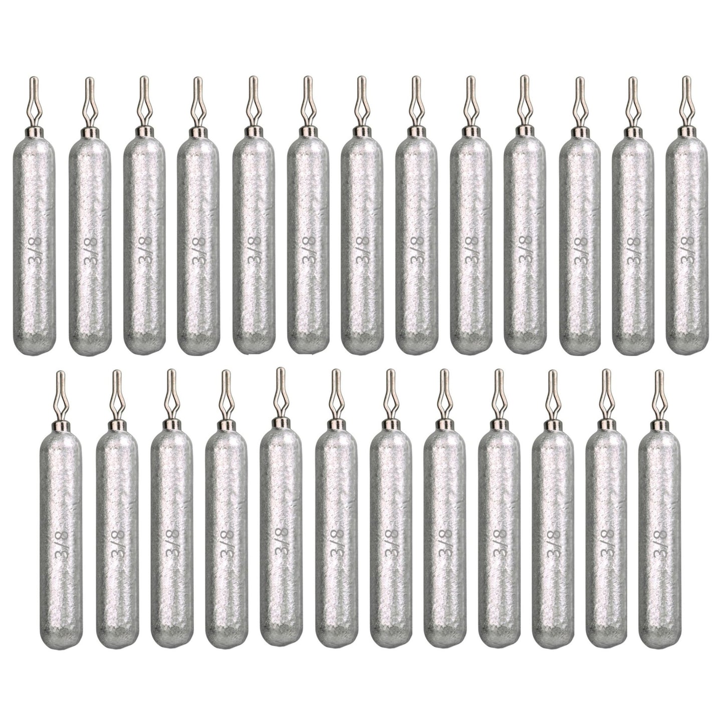 Reaction Tackle Lead Drop Shot Weights - Bulk Packs or Kits – 3/8 oz (25 - pack) lead drop shot weights for fishing (7 view)