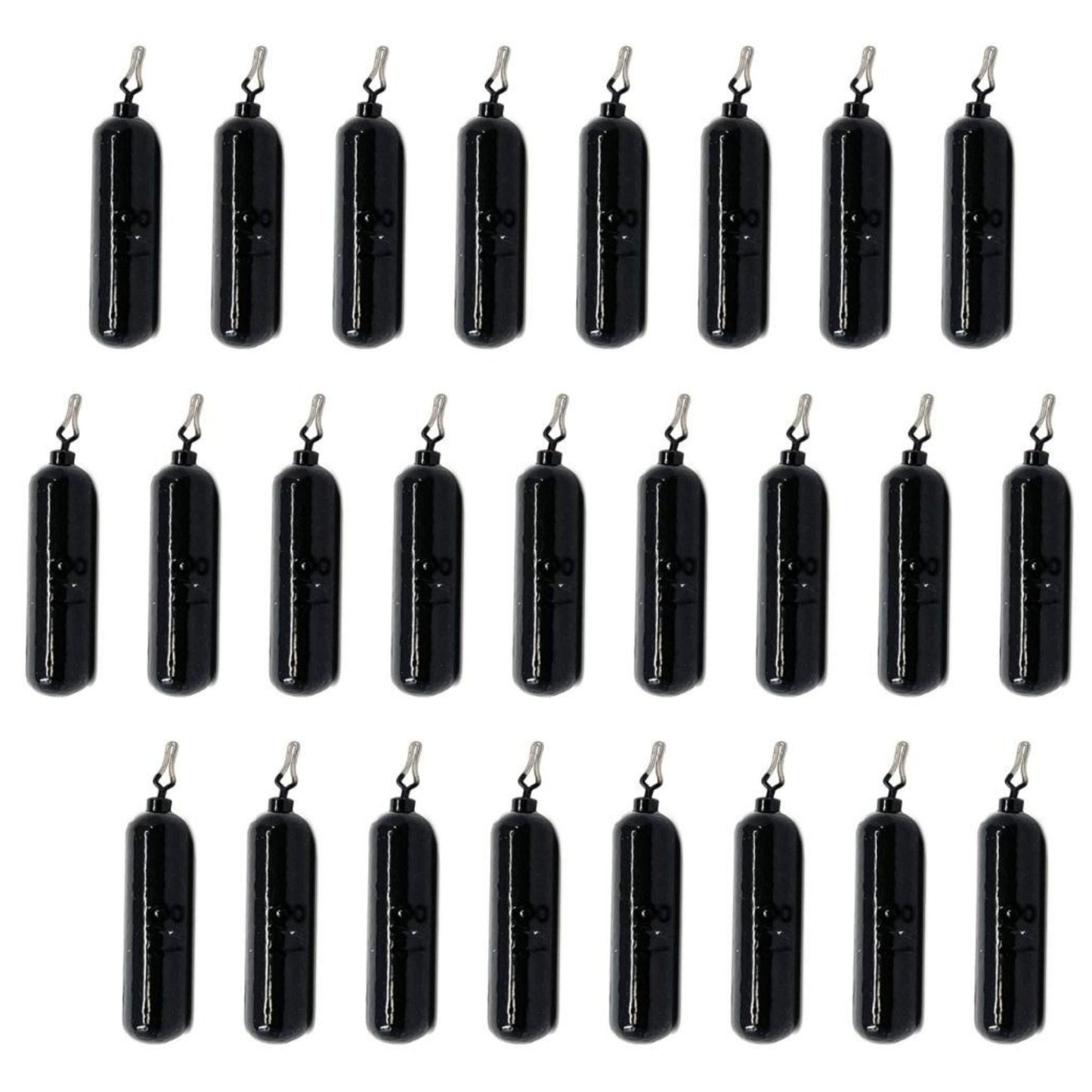 Reaction Tackle Lead Drop Shot Weights - Bulk Packs or Kits – Black 1/8 oz (25 - pack) lead drop shot weights for fishing (15 view)