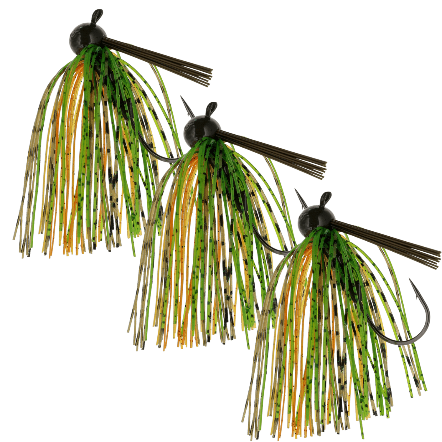 Reaction Tackle Lead Football Jigs 3 - Pack - New – Black/Blue for fishing (14 view)