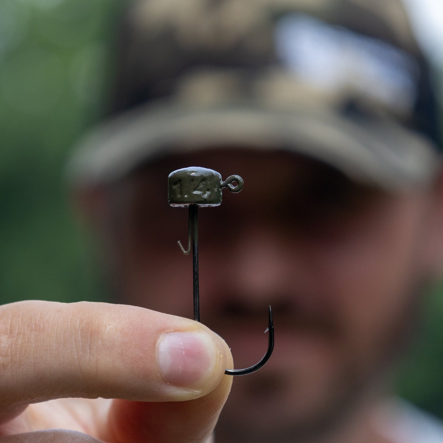 Reaction Tackle Lead Ned Rig - Shroom Jigs (25 - Pack) – Black fishing - jigs for fishing (3 view)