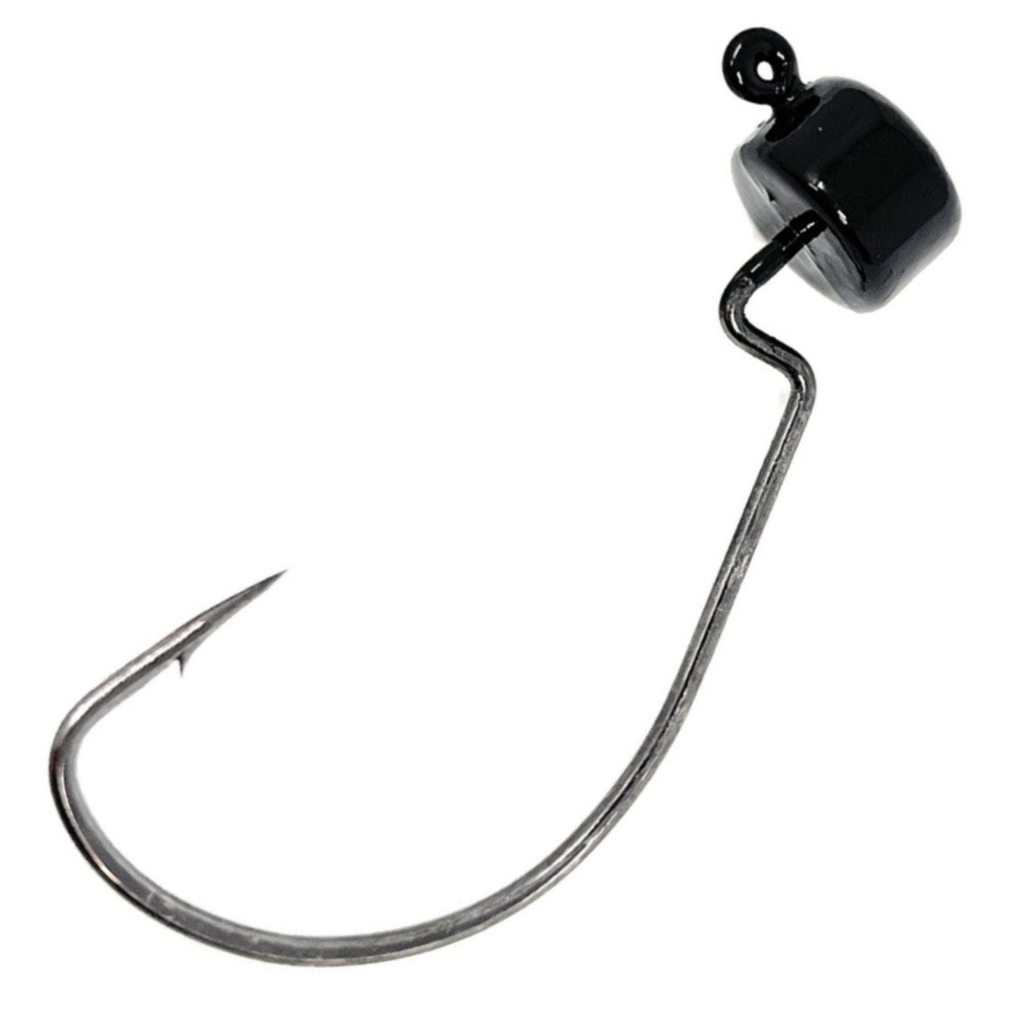 Reaction Tackle Lead Ned Rig - Shroom Jigs (25 - Pack) – Black (EWG) fishing - jigs for fishing (14 view)