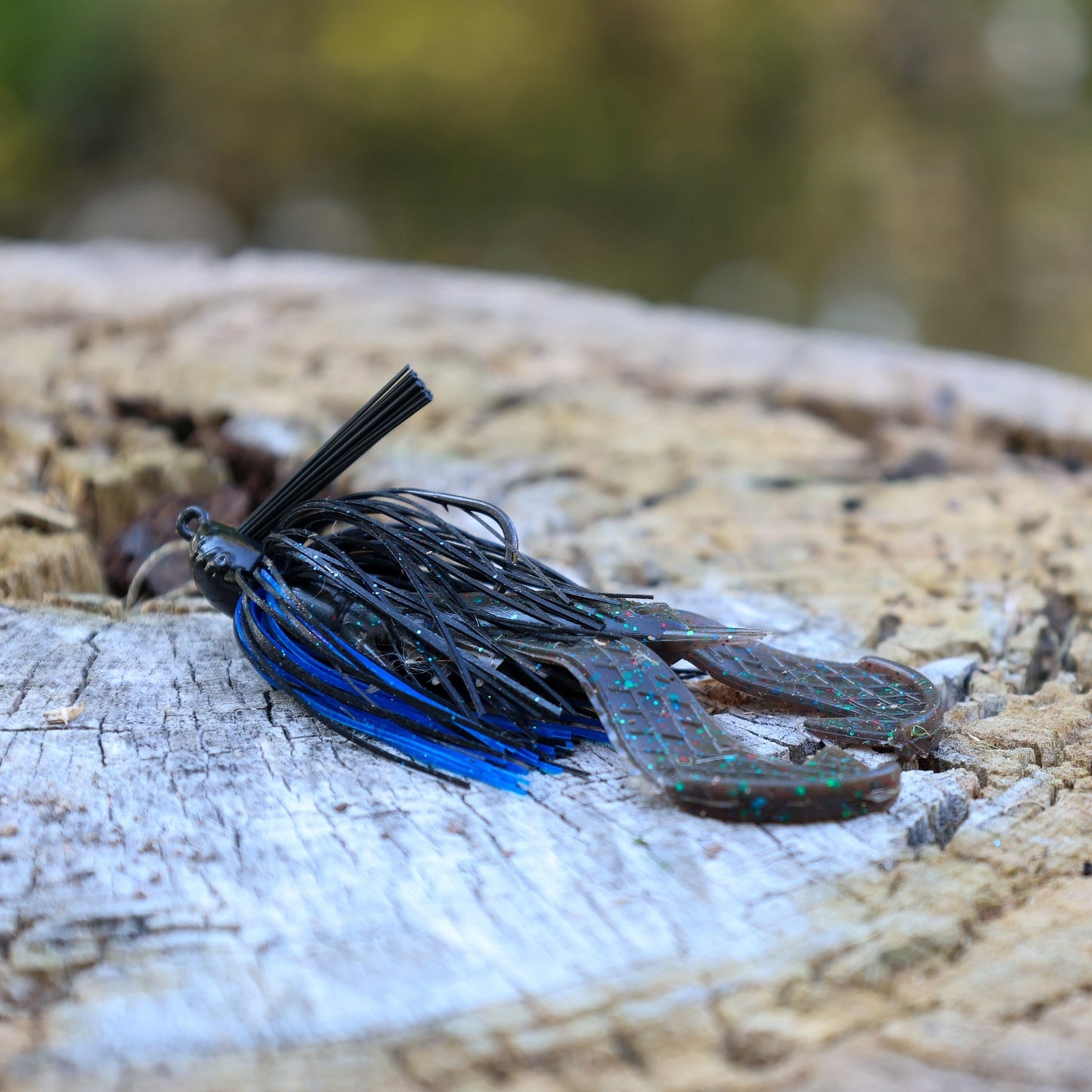 Reaction Tackle Lead Swim Jigs – Premium Weedless Bass Fishing Lures - 3 Pack - New – Tennessee Shad for fishing (4 view)